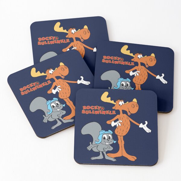 Item preview, Rocky and Bullwinkle - Saturday Morning Cartoon - Classic Cartoon designed and sold by CalroStudiio.