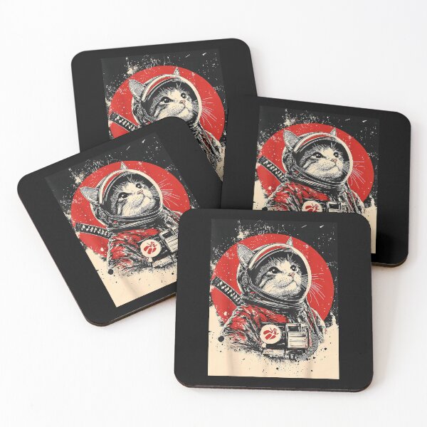 Item preview, Catstronaut Samurai Cat Japanese Astronaut designed and sold by Animal-Replicas.