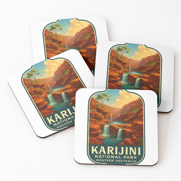 Item preview,  Karijini Gorge Waterfalls and Cliffs, Pilbara, Western Australia designed and sold by Aryabek.
