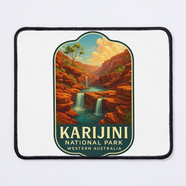 Item preview, Karijini Gorge Waterfalls and Cliffs, Pilbara, Western Australia designed and sold by Aryabek.