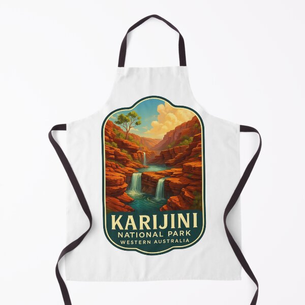 Item preview, Karijini Gorge Waterfalls and Cliffs, Pilbara, Western Australia designed and sold by Aryabek.