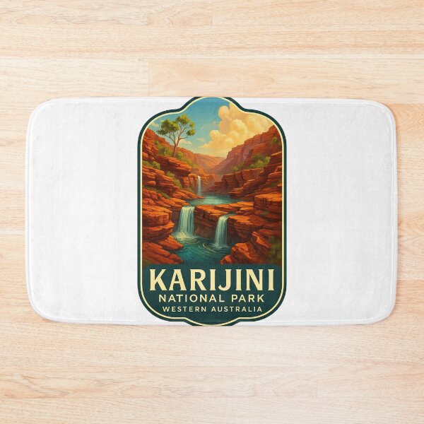 Item preview,  Karijini Gorge Waterfalls and Cliffs, Pilbara, Western Australia designed and sold by Aryabek.