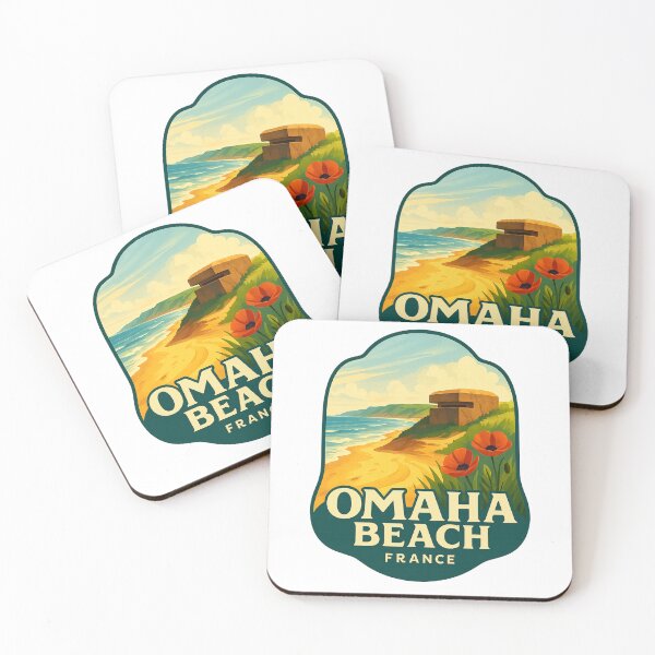 Item preview,  Omaha Beach Bunker and Poppies, Normandy, France designed and sold by Aryabek.