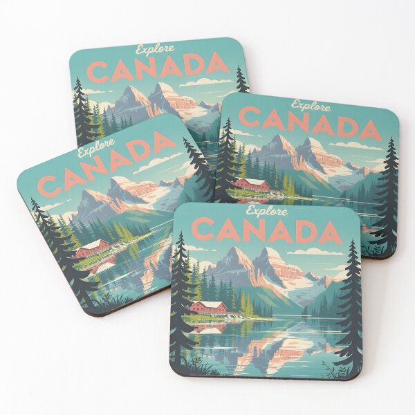 Item preview, vintage travel canada Rocky Mountains designed and sold by Uglyandcute.