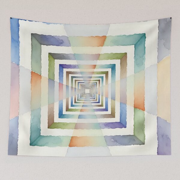 Item preview, Artistic geometric pattern / optical illusion  designed and sold by Nomad-Maynard.