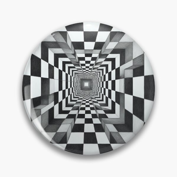 Item preview, Artistic geometric pattern / optical illusion designed and sold by Nomad-Maynard.