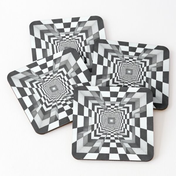 Item preview, Artistic geometric pattern / optical illusion  designed and sold by Nomad-Maynard.