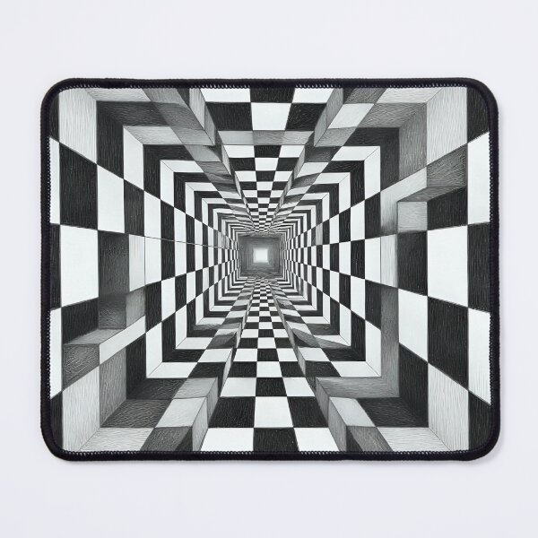 Item preview, Artistic geometric pattern / optical illusion  designed and sold by Nomad-Maynard.