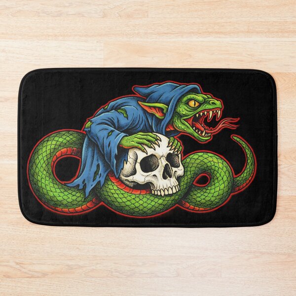 Item preview, Venomous Goblin - Retro Reptile Horror Art designed and sold by CoffinsArt.