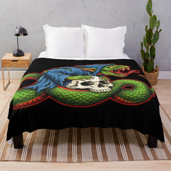 Item preview, Venomous Goblin - Retro Reptile Horror Art designed and sold by CoffinsArt.