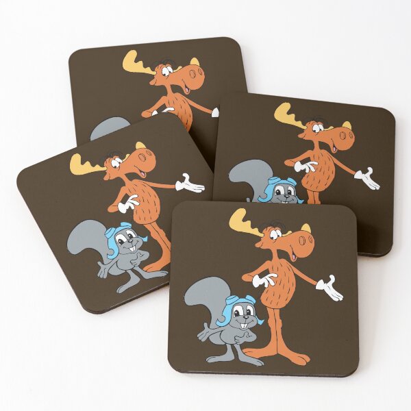 Item preview, Rocky and Bullwinkle - Saturday Morning Cartoon - Classic Cartoon designed and sold by CalroStudiio.