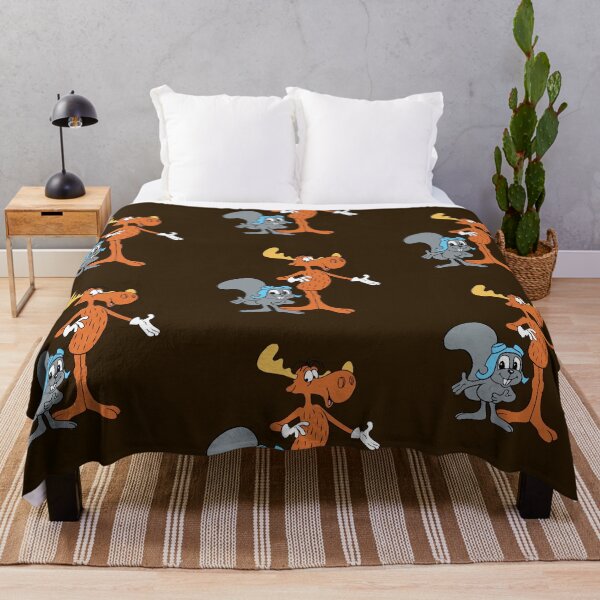 Item preview, Rocky and Bullwinkle - Saturday Morning Cartoon - Classic Cartoon designed and sold by CalroStudiio.