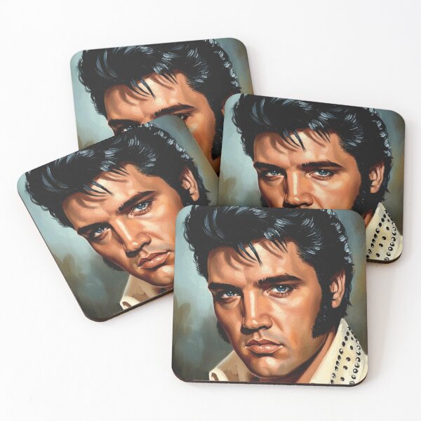 Item preview, Intensity of the King - Vegas Jumpsuit Portrait designed and sold by Art's Diner.
