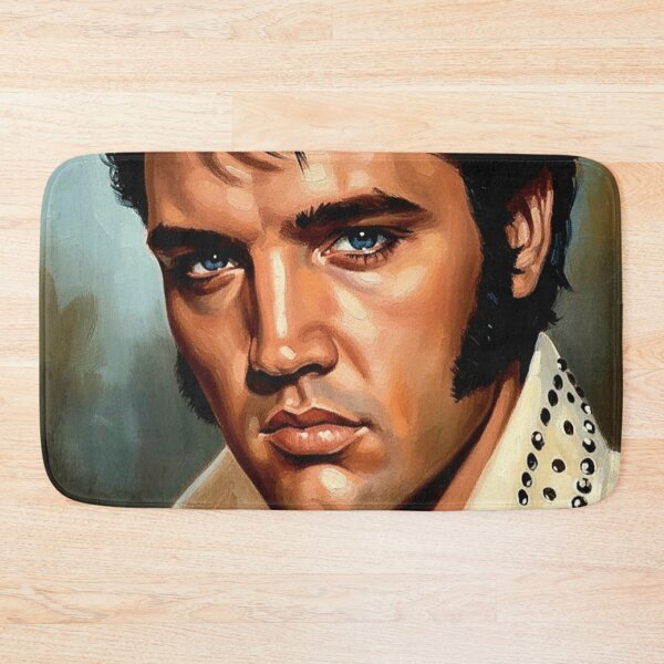 Item preview, Intensity of the King - Vegas Jumpsuit Portrait designed and sold by Art's Diner.