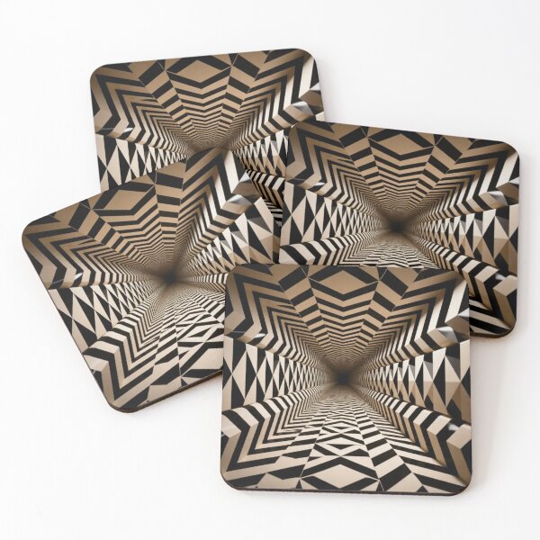 Item preview, Artistic geometric pattern / optical illusion  designed and sold by Nomad-Maynard.