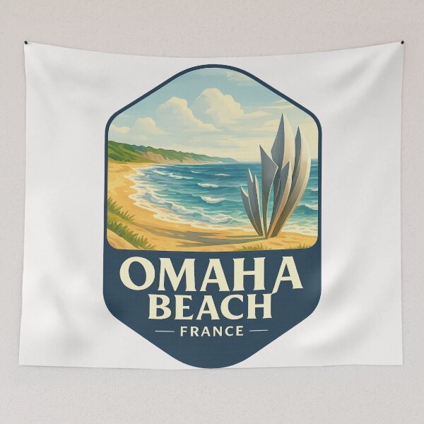 Item preview,  Omaha Beach Memorial Sculpture and Coastline, Normandy, France designed and sold by Places On Earth.