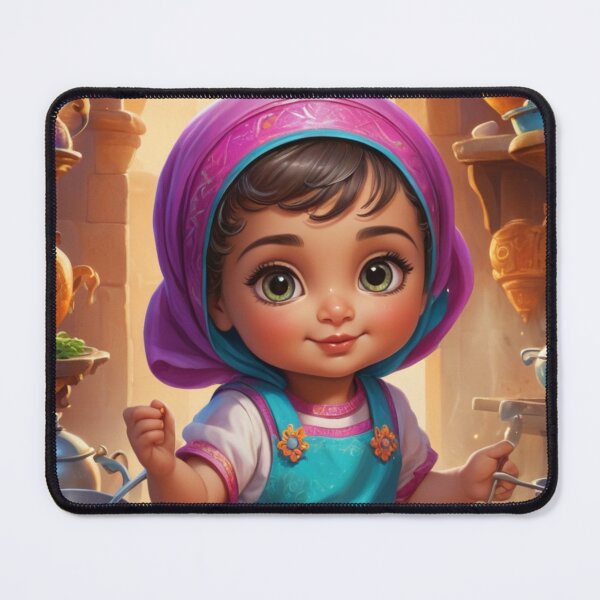 Item preview, Girl cooking in the middle east designed and sold by Sweet Dreams Ambience.