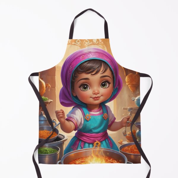 Item preview, Girl cooking in the middle east designed and sold by Sweet Dreams Ambience.