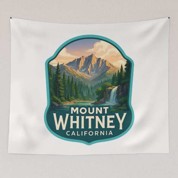 Item preview,  Mount Whitney Wilderness and Forest Waterfalls, Sierra Nevada, California designed and sold by Places On Earth.