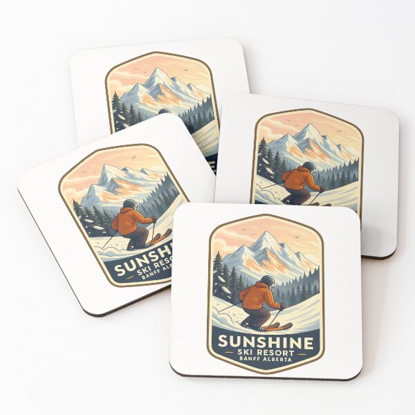 Item preview,  Sunshine Ski Resort Winter Slopes and Canadian Rockies, Banff, Alberta designed and sold by Places On Earth.