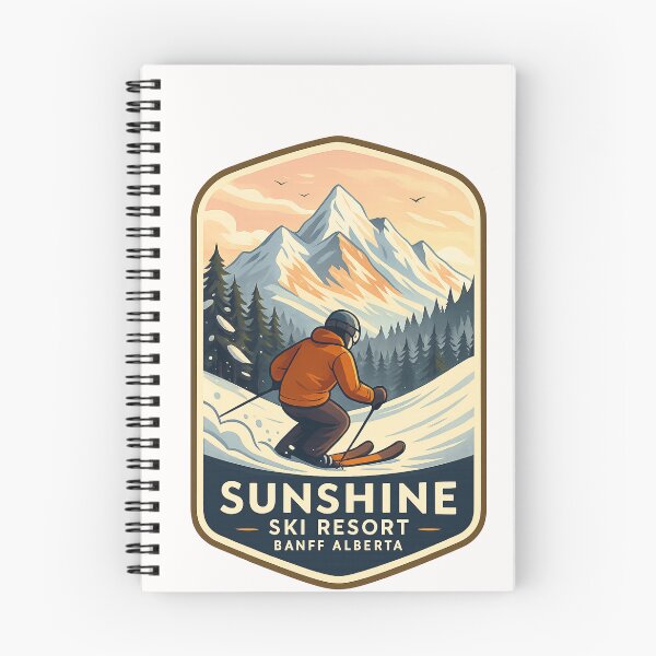 Item preview,  Sunshine Ski Resort Winter Slopes and Canadian Rockies, Banff, Alberta designed and sold by Places On Earth.