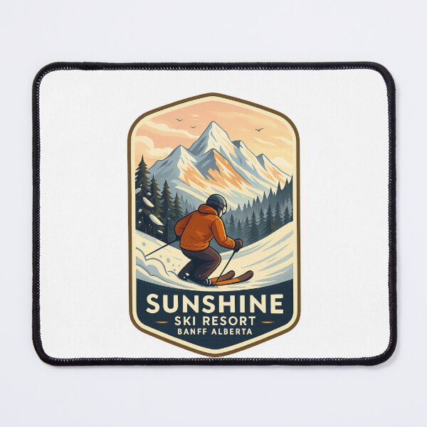 Item preview,  Sunshine Ski Resort Winter Slopes and Canadian Rockies, Banff, Alberta designed and sold by Places On Earth.