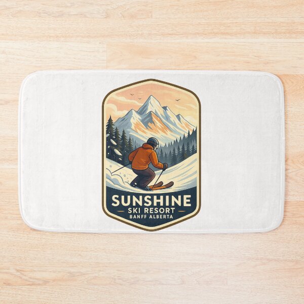 Item preview,  Sunshine Ski Resort Winter Slopes and Canadian Rockies, Banff, Alberta designed and sold by Places On Earth.