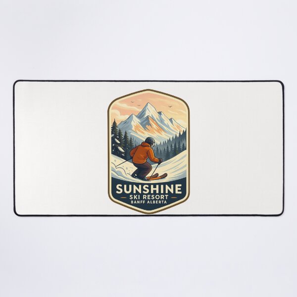 Item preview, Sunshine Ski Resort Winter Slopes and Canadian Rockies, Banff, Alberta designed and sold by Places On Earth.