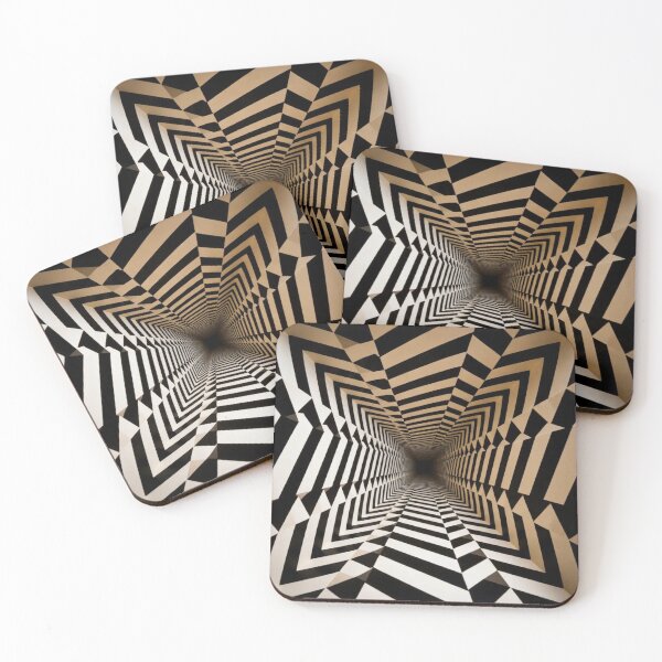 Item preview, Artistic geometric pattern / optical illusion  designed and sold by Nomad-Maynard.