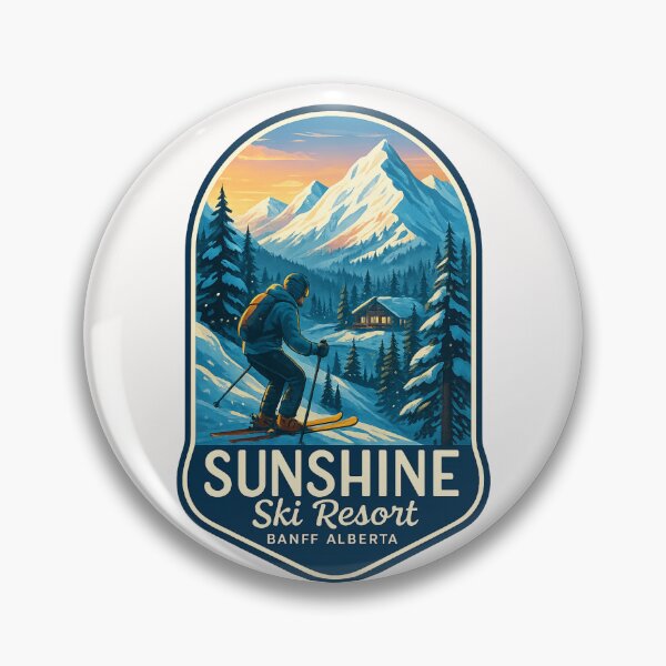 Item preview,  Sunshine Village Slopes and Lodge, Canadian Rockies, Banff National Park designed and sold by Places On Earth.