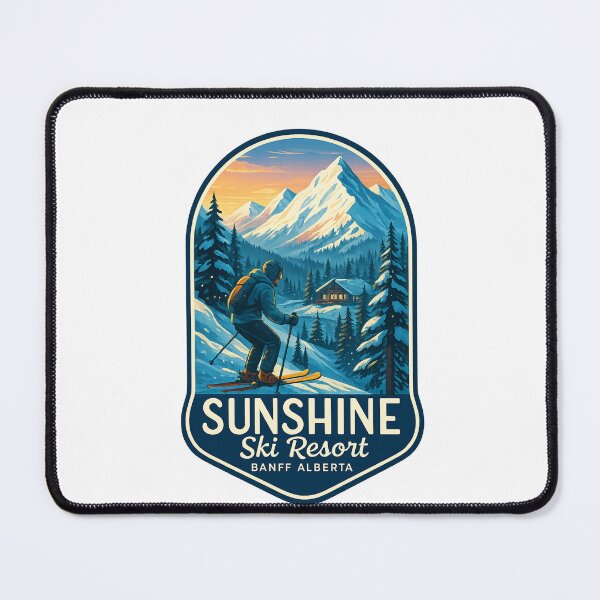Item preview, Sunshine Village Slopes and Lodge, Canadian Rockies, Banff National Park designed and sold by Places On Earth.