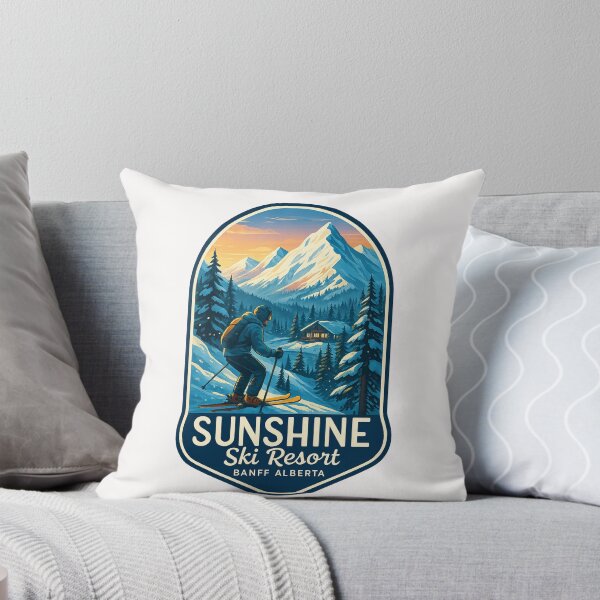 Item preview,  Sunshine Village Slopes and Lodge, Canadian Rockies, Banff National Park designed and sold by Places On Earth.