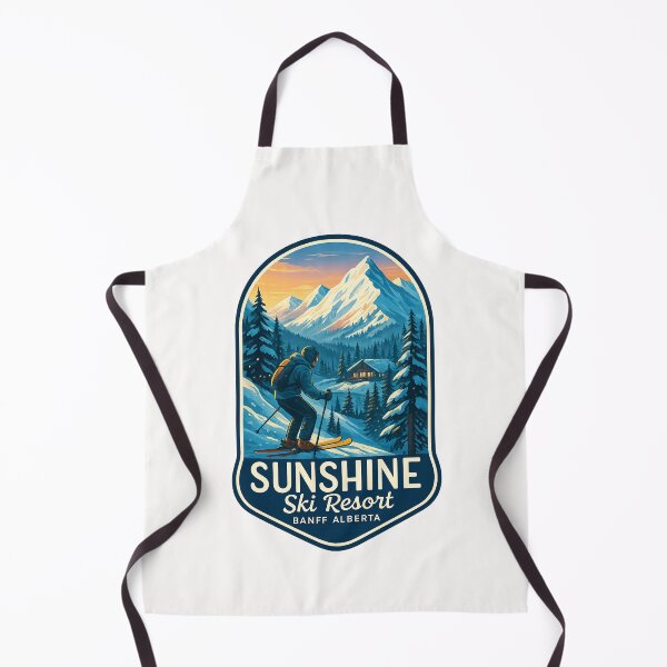 Item preview, Sunshine Village Slopes and Lodge, Canadian Rockies, Banff National Park designed and sold by Places On Earth.