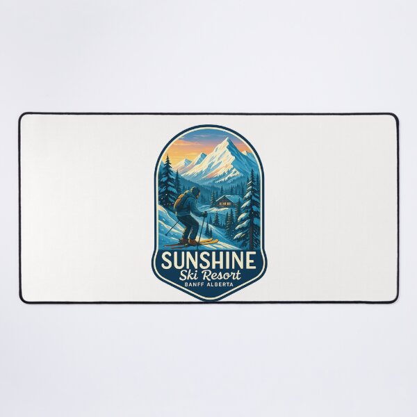 Item preview,  Sunshine Village Slopes and Lodge, Canadian Rockies, Banff National Park designed and sold by Places On Earth.
