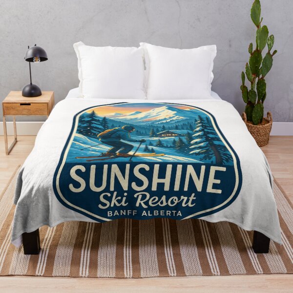 Item preview,  Sunshine Village Slopes and Lodge, Canadian Rockies, Banff National Park designed and sold by Places On Earth.