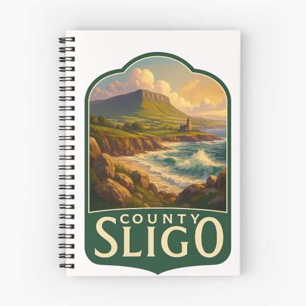 Item preview,  County Sligo Coastline with Benbulben and Historic Abbey, Ireland designed and sold by Places On Earth.