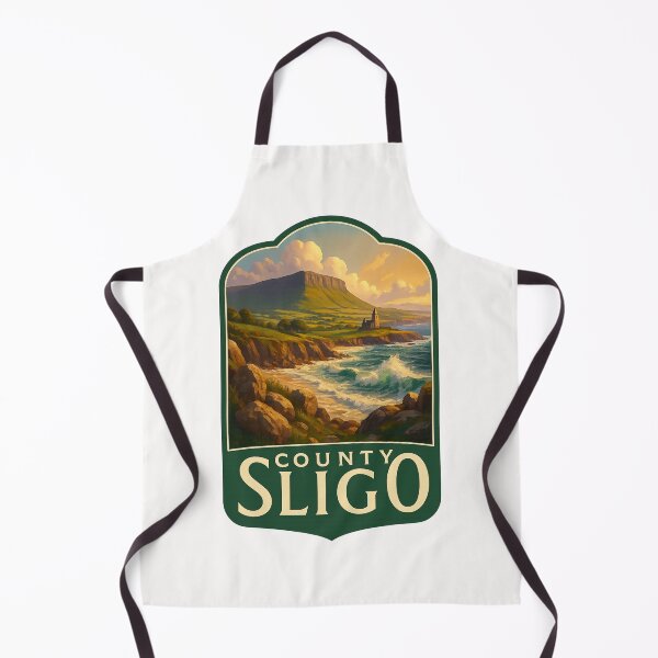 Item preview, County Sligo Coastline with Benbulben and Historic Abbey, Ireland designed and sold by Places On Earth.