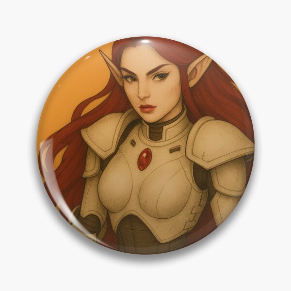 Item preview, Aeldari Howling Banshee Pin-up Girl Cute Warrior designed and sold by SilkPinupStudio.
