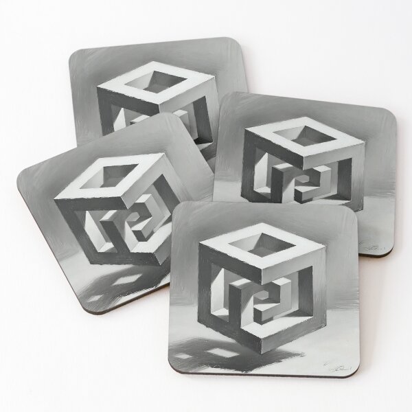 Item preview, Artistic geometric pattern / optical illusion  designed and sold by Nomad-Maynard.