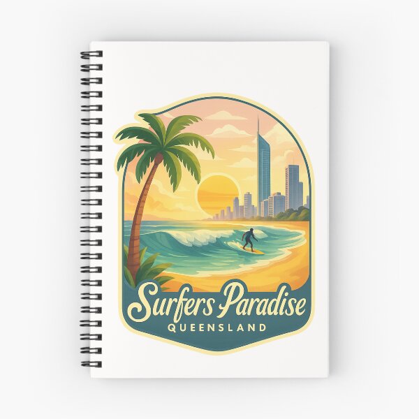 Item preview,  Surfers Paradise Golden Beach and Skyline View, Queensland, Australia designed and sold by Places On Earth.