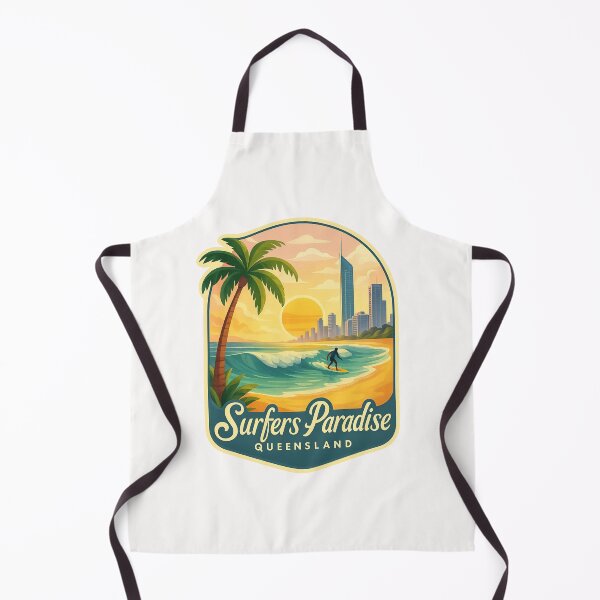 Item preview, Surfers Paradise Golden Beach and Skyline View, Queensland, Australia designed and sold by Places On Earth.