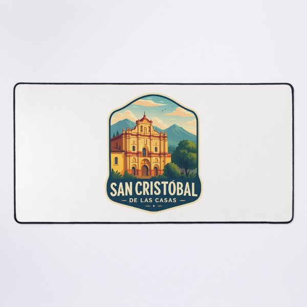Item preview, San Cristóbal de las Casas Cathedral and Highland Mountains, Chiapas, Mexico designed and sold by Places On Earth.