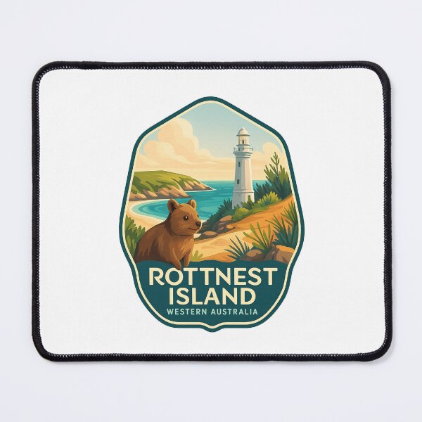 Item preview, Rottnest Island Lighthouse and Quokka, Western Australia designed and sold by Places On Earth.