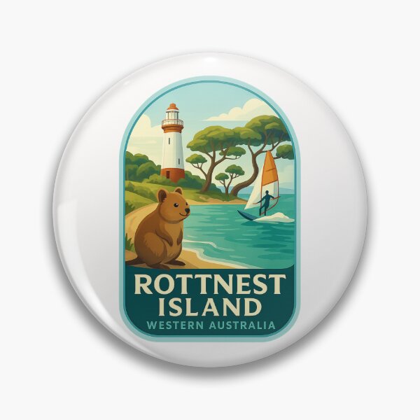 Item preview,  Rottnest Island Beach and Windsurfing Scene, Western Australia designed and sold by Places On Earth.