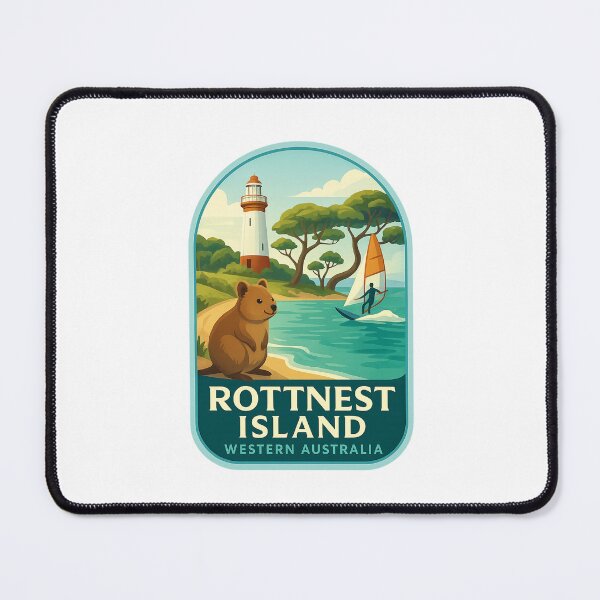 Item preview, Rottnest Island Beach and Windsurfing Scene, Western Australia designed and sold by Places On Earth.
