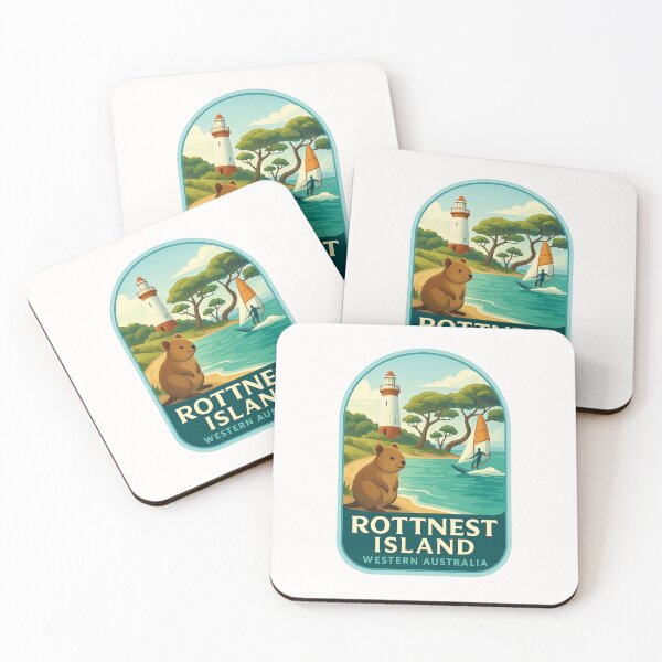 Item preview,  Rottnest Island Beach and Windsurfing Scene, Western Australia designed and sold by Places On Earth.