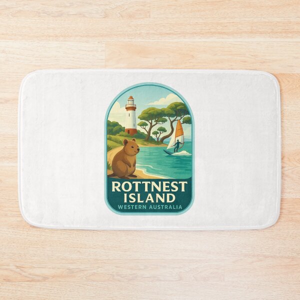 Item preview,  Rottnest Island Beach and Windsurfing Scene, Western Australia designed and sold by Places On Earth.
