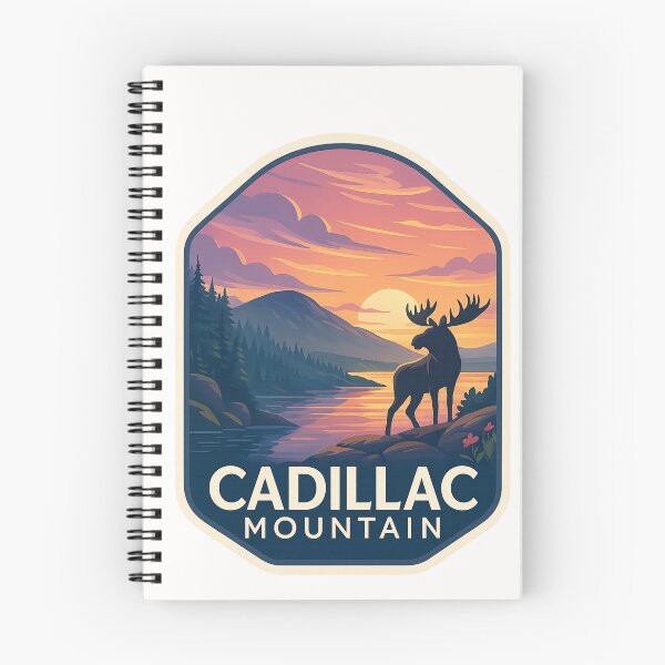 Item preview,  Cadillac Mountain Sunset and Moose Silhouette, Acadia National Park designed and sold by Places On Earth.