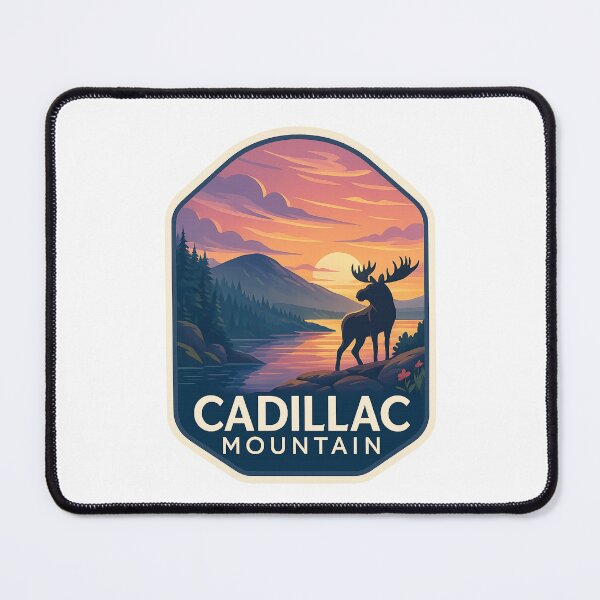 Item preview, Cadillac Mountain Sunset and Moose Silhouette, Acadia National Park designed and sold by Places On Earth.