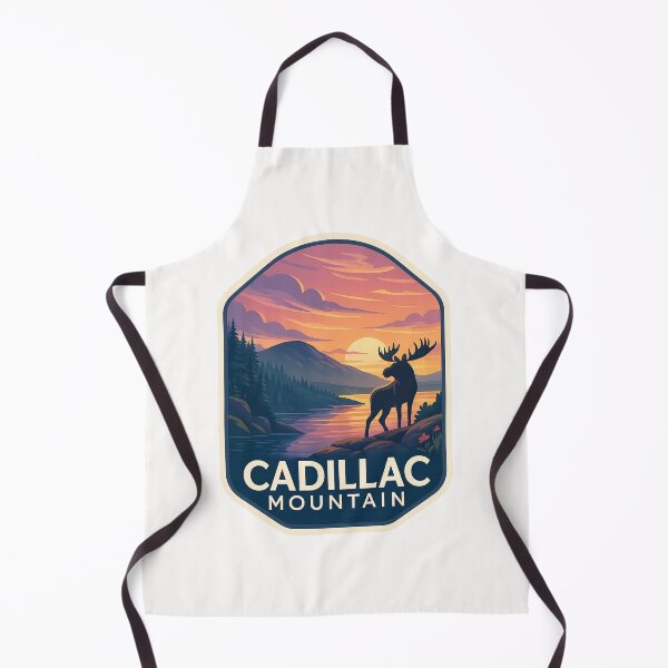Item preview, Cadillac Mountain Sunset and Moose Silhouette, Acadia National Park designed and sold by Places On Earth.
